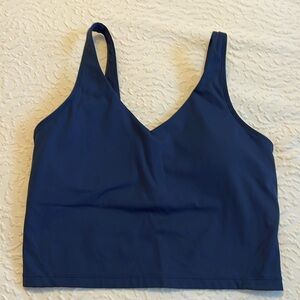 V-neck tank top sports bra- size Medium